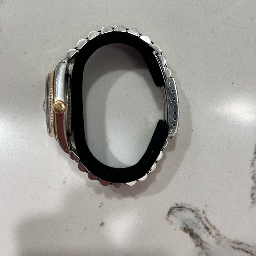 36mm Rolex Datejust black/diamond dial, Jubilee bracelet, steel and yellow gold - Picture 3 of 6